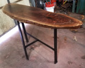 walnut top table